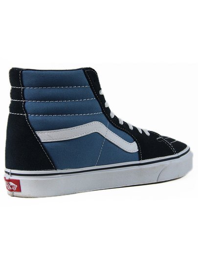 Tênis Masculino Vans SK8 Hi - Navy/White