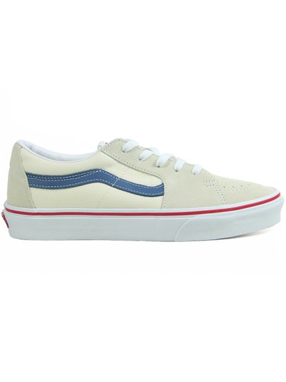 Tênis Masculino Vans SK8-Low Classic - White/Navy