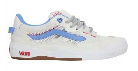 Tênis Masculino Vans Skate 2 Wayvee - Blanc/Azure Blue