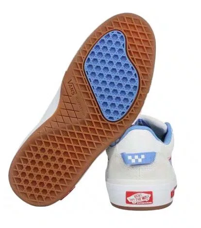 Tênis Masculino Vans Skate 2 Wayvee - Blanc/Azure Blue