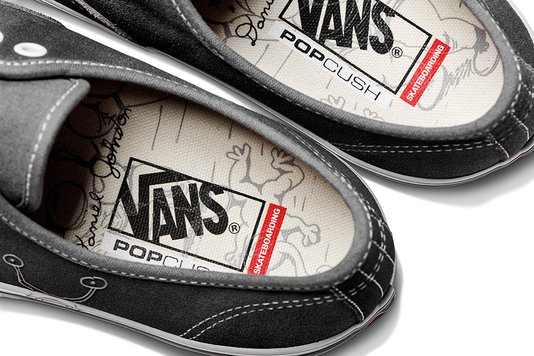 Tênis Masculino Vans Skate Authentic x Daniel Johnston - Raven