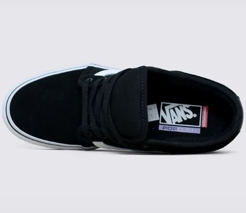 Tênis Masculino Vans Skate Chukka Low Sidestripe - Black/White