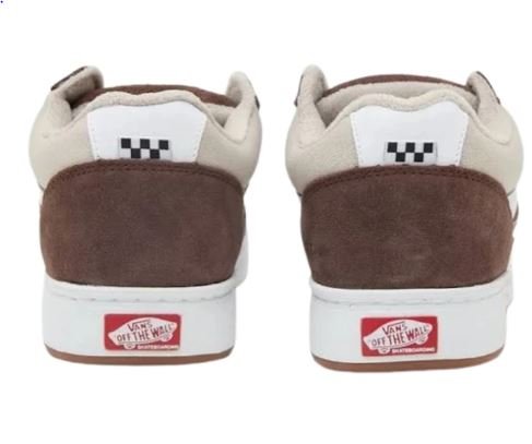 Tênis Masculino Vans Skate Estazzo - Brown/White