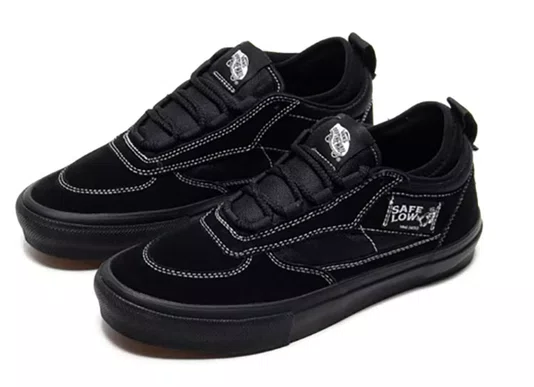 Tênis Masculino Vans Skate Safe Low - Black/Black