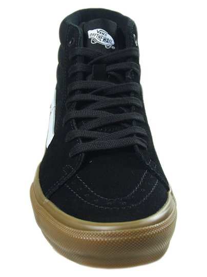 Tênis Masculino Vans Skate SK8-HI - Black/Gum