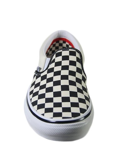 Tênis Masculino Vans Slip-On Skate - (Checkerboard) Black/White
