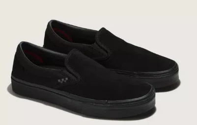 Tênis Masculino Vans Slip-On Skate - Black/Black
