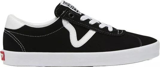 Tênis Masculino Vans Sport Low clássico - Preto/Branco