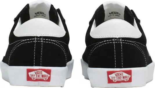 Tênis Masculino Vans Sport Low clássico - Preto/Branco