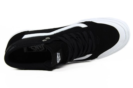Tênis Masculino Vans Style 112 Mid Pro - Black/White