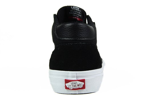 Tênis Masculino Vans Style 112 Mid Pro - Black/White