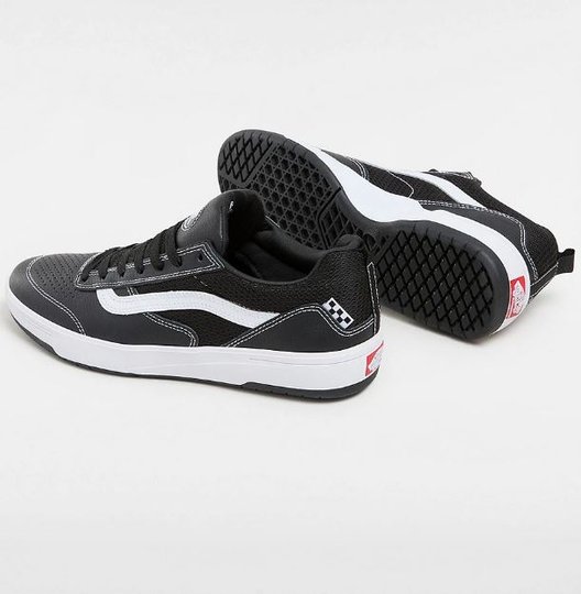 Tênis Masculino Vans Zahba Leather - Black/White