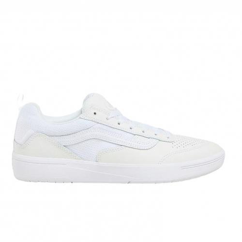 Tênis Masculino Vans Zahba Leather - White/White