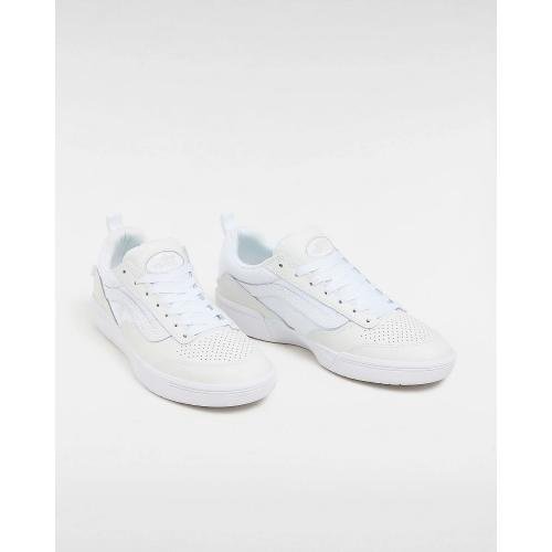 Tênis Masculino Vans Zahba Leather - White/White