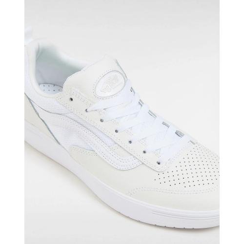 Tênis Masculino Vans Zahba Leather - White/White