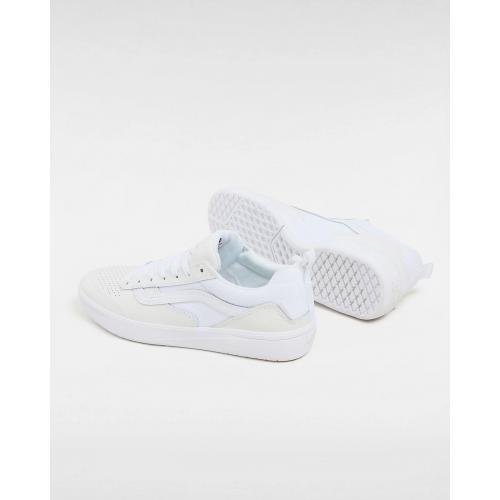 Tênis Masculino Vans Zahba Leather - White/White