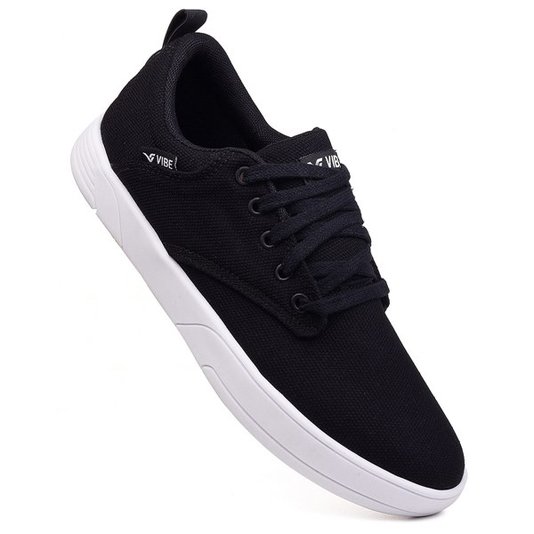 Tênis Masculino Vibe Feel - Preto/Branco