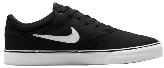 Tênis Nike Masculino SB Chron 2 (LONA) Canvas - Black White