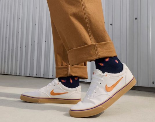 Tênis Nike Masculino SB Chron 2 Canvas CNVS - Summit White Monarch