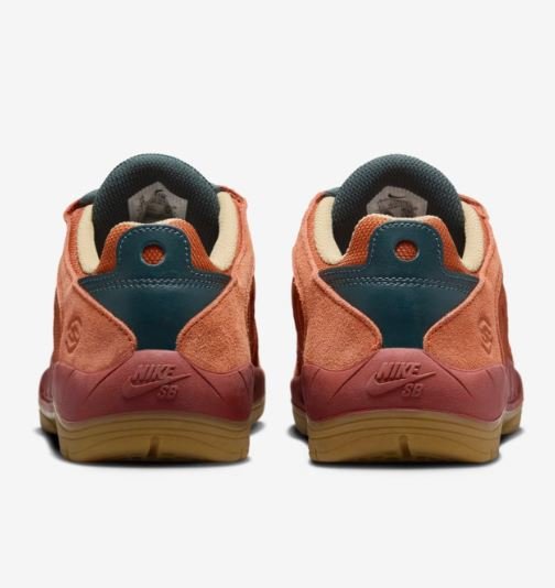 Tênis Masculino Nike Sb Vertebrae - Dark Russet