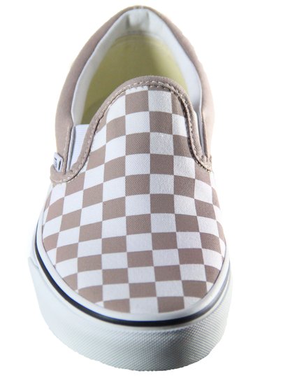 Tênis Vans Feminino Classic Slip-On (CHECKERBOARD) - Etherea/True white