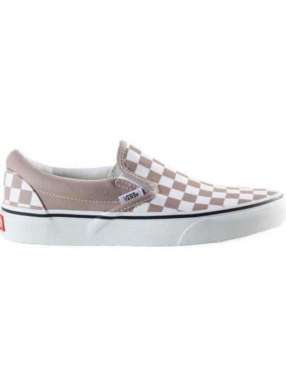 Tênis Vans Feminino Classic Slip-On (CHECKERBOARD) - Etherea/True white