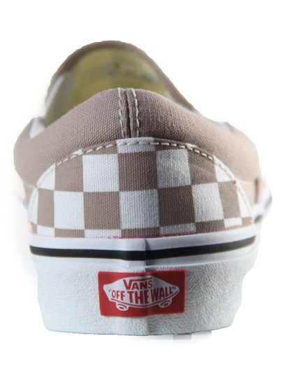 Tênis Vans Feminino Classic Slip-On (CHECKERBOARD) - Etherea/True white