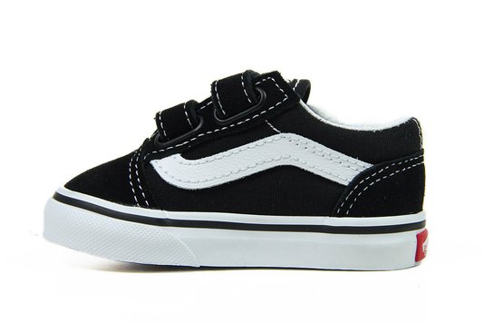 Tênis Infantil Vans Old Skool V - Black/White