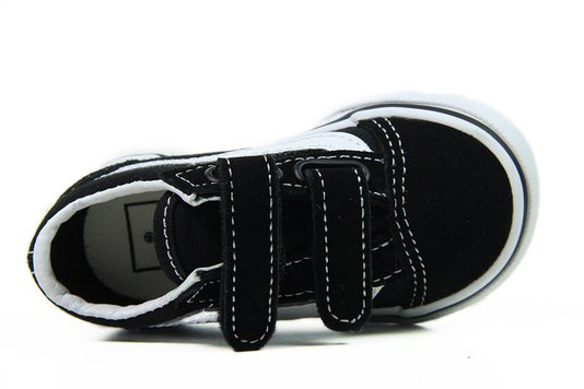 Tênis Infantil Vans Old Skool V - Black/White