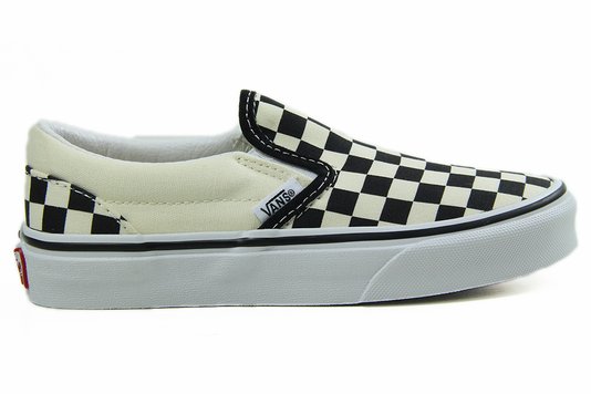 Tênis Vans Infantil Classic Slip-On - (Checkerboard) Black/Wht