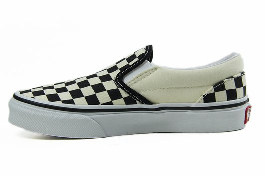 Tênis Vans Infantil Classic Slip-On - (Checkerboard) Black/Wht