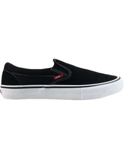 Tênis Vans masculino Classic Slip On Pro - Black/White/Gum