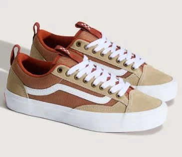 Tênis Masculino Vans Old Skool 36+ - Khaki/Burnt Orange