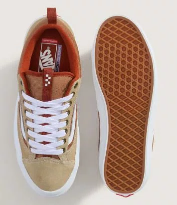 Tênis Masculino Vans Old Skool 36+ - Khaki/Burnt Orange