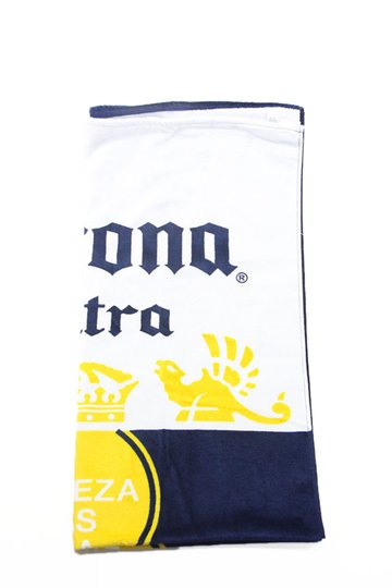 Toalha Corona Logo - Marinho/Branco