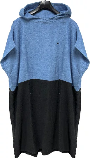 Toalha Poncho Bullys Surf Life - Azul/Preto