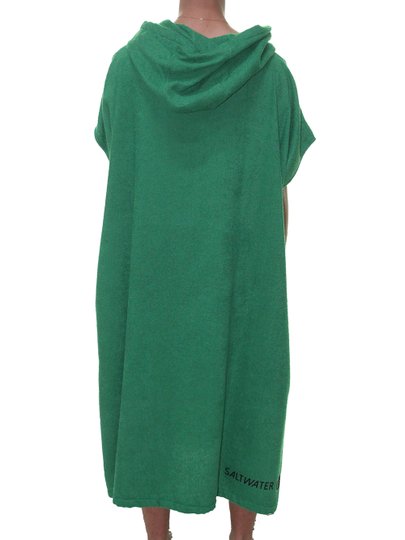 Toalha Poncho Surf Saltwater toque suave e macio atoalhado extremamente útil - Verde