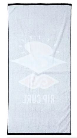 Toalha Rip Curl Essential Towel Praia Black Red