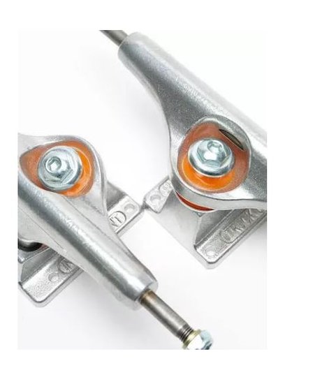 Truck Independent 139MM STG 11 Mid Trucks - Prata/Laranja