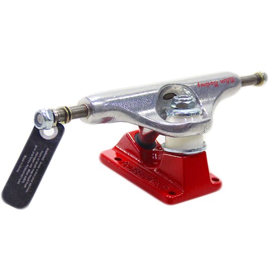 Truck Independent Stage 11 Pro High Milton Martinez 139mm - Prata/Vermelho