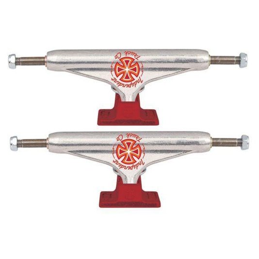 Truck Independent Stage 11 Pro High Milton Martinez 139mm - Prata/Vermelho