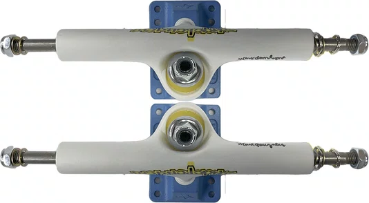 Truck para Skate Independent Stage 4 Pro Mark Gonzales Flat 151MM - Branco/Azul