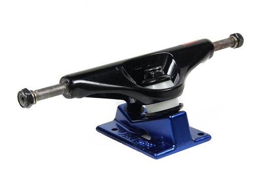 Truck Skateboard Venture V-Hollow 139MM - Preto/Azul