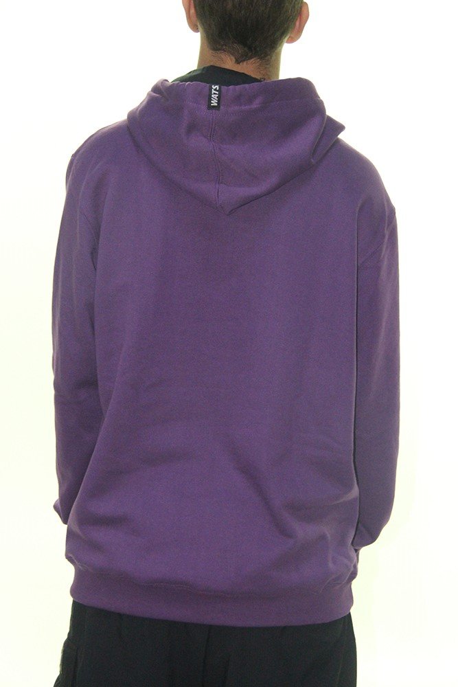 Moletom Masculino JMIERR Acolchoado - Gola Alta Botão Manga Longa Roxo Casual