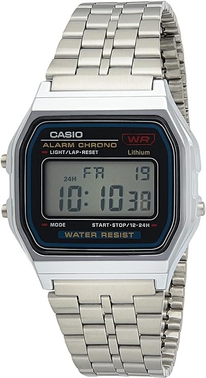 Relógio Casio Vintage Digital A159WA-N1DF-SC - Prata