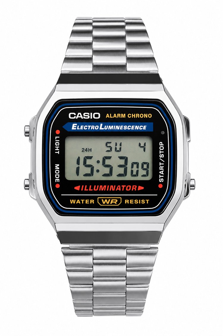 Relogio Casio Vintage Digital A168WA-1WDF-SC - Prata