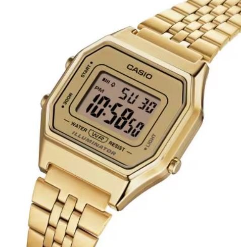Relógio Casio Vintage LA680WGA-9BDF-SC - Dourado