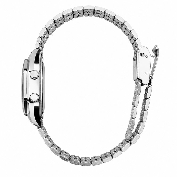 Relógio Casio Vintage Unisex Prata LA680WA-1DF