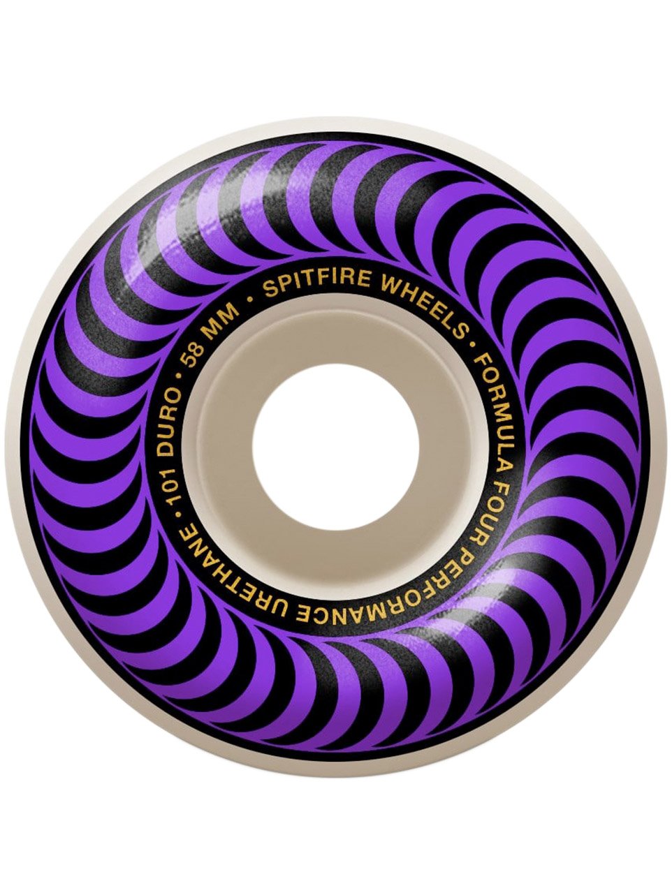 Roda Spitfire Classics 58MM - Branco/Roxo - Home | Session Store