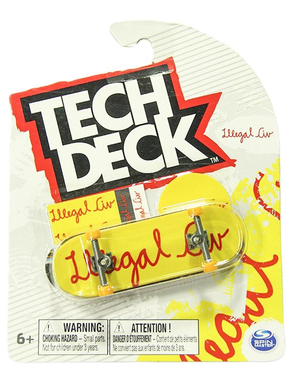 Skate de dedo Tech Deck Primitive Série 10 Branco - Amarelo